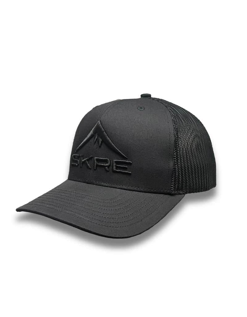 Puffed Black Out Trucker Hat — фото 1